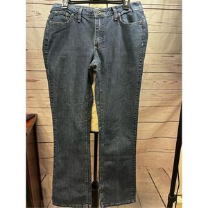 Riders Women Boot Cut Jeans Medium Wash Size 12 Long‎ Denim Stretch Pants